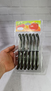کارد میوه خوری ۱۲عددی طرح دار